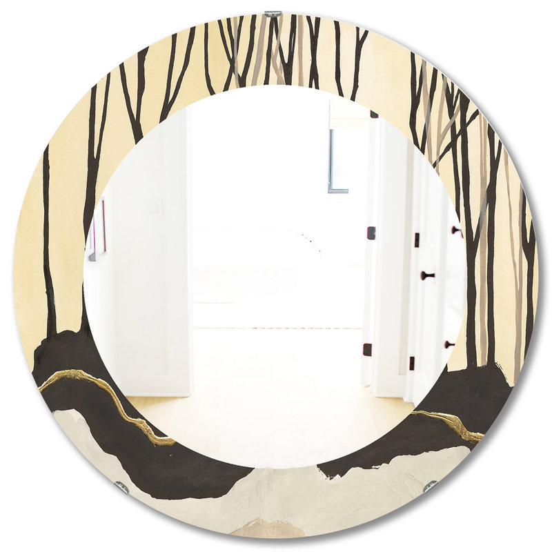 Miroir géométrique, H 31,5 po x l po