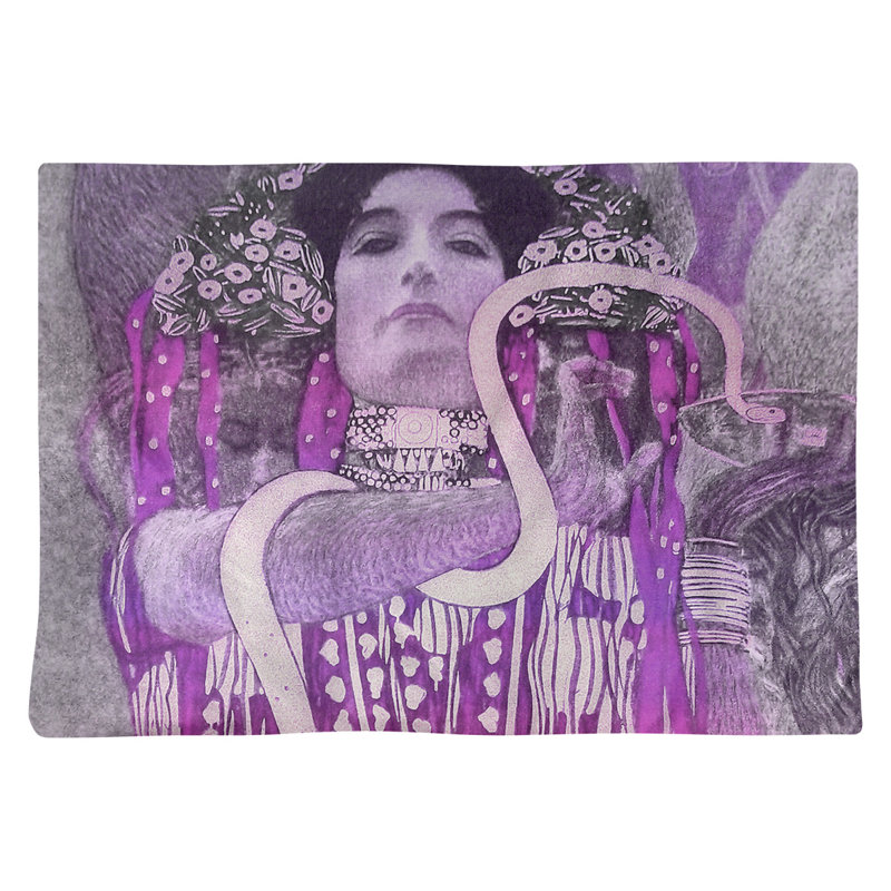 Récapitulatif 18" hygeia Gustav Klimt, Rose, Polyester sergé