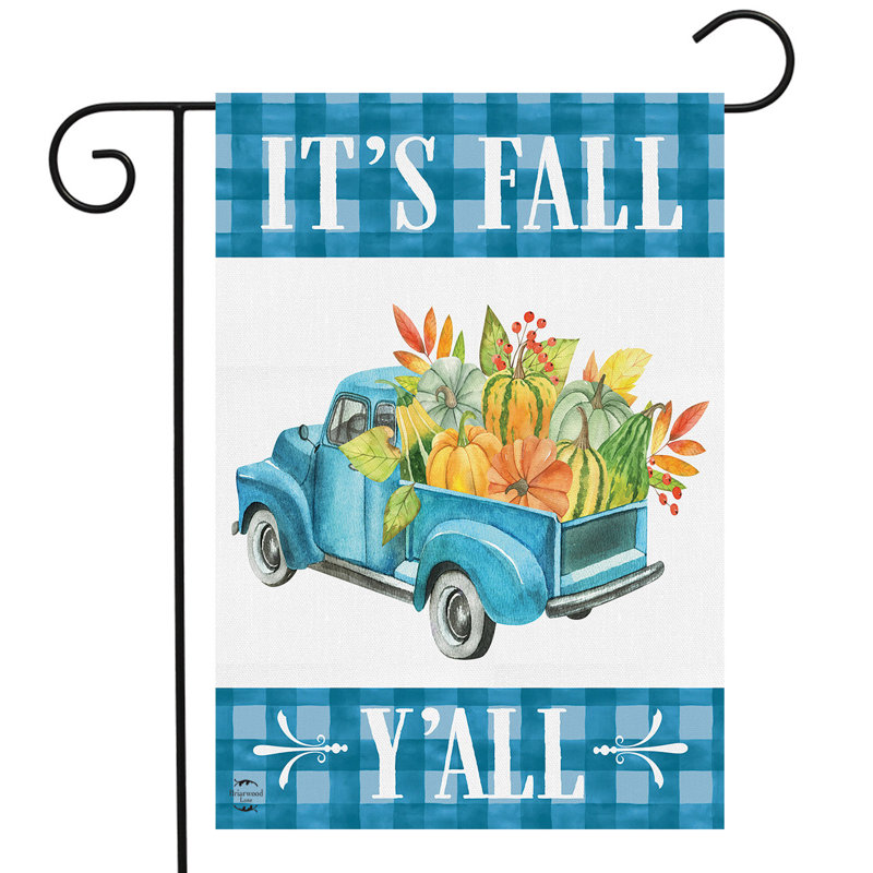 «It's Fall Y'all Truck Garden Flag»