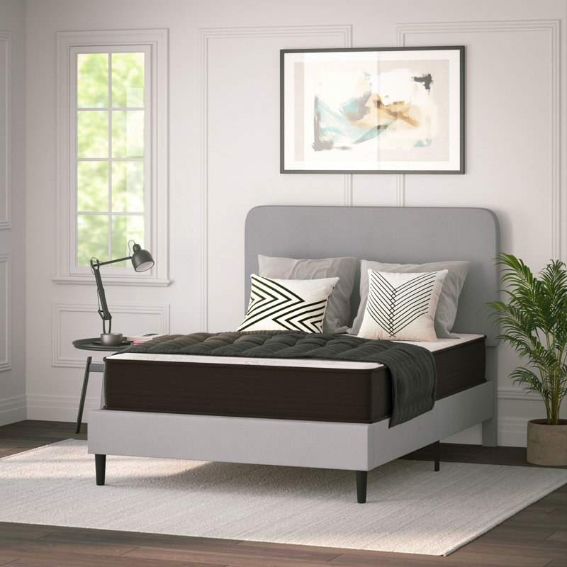 Matelas hybride à ressorts ensachés et mousse haute densité Ethridge par Flash Furniture , Double, 10"