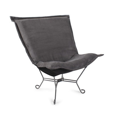 Fauteuil gonflable Pana Charbon/Naturel