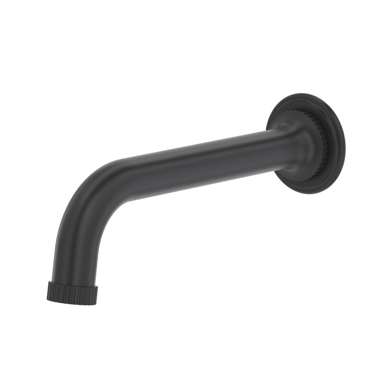 Apadana Wall Mount Tub Spout, Matte Black