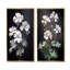 Ensemble de salon noir et blanc avec géraniums Minimal Expression - Geraniums-102575580-102575583