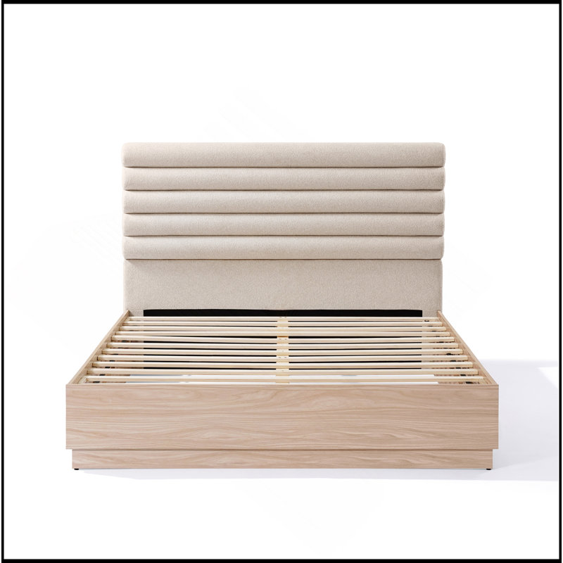 Lit tapissier Boucle