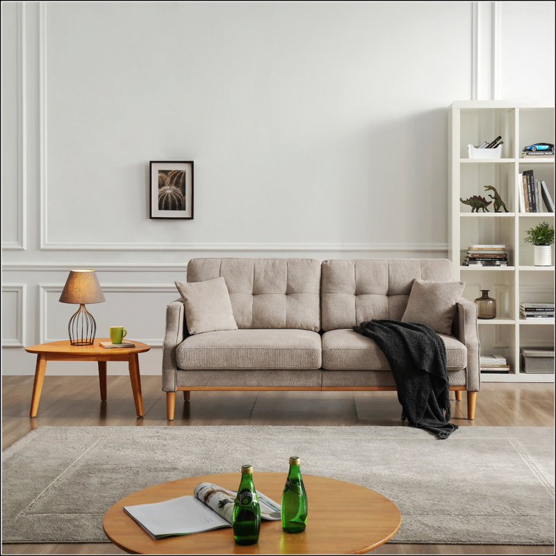 Canapé Living Space 3 places, Gris clair