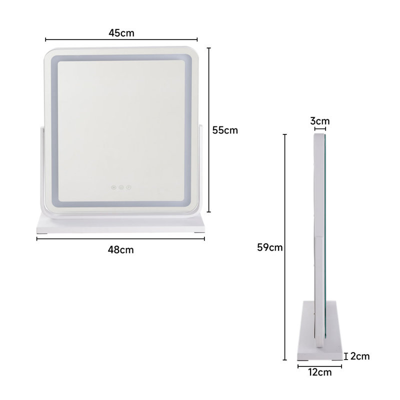 Metal Rectangle Floor Mirror