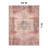 Griffey Vintage Boho Machine Washable Red/Blue Non-Slip Backing Area Rug-784186092