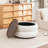 Upholstered Round Storage Ottoman-455693998