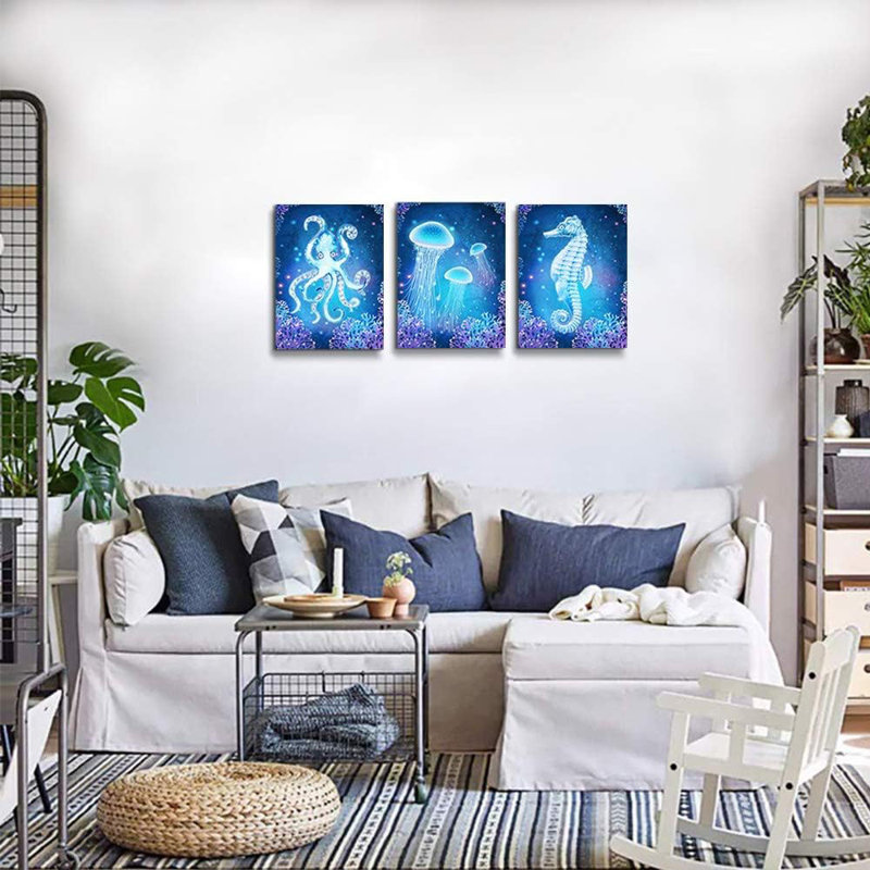 3 Piece Wrapped Canvas Set