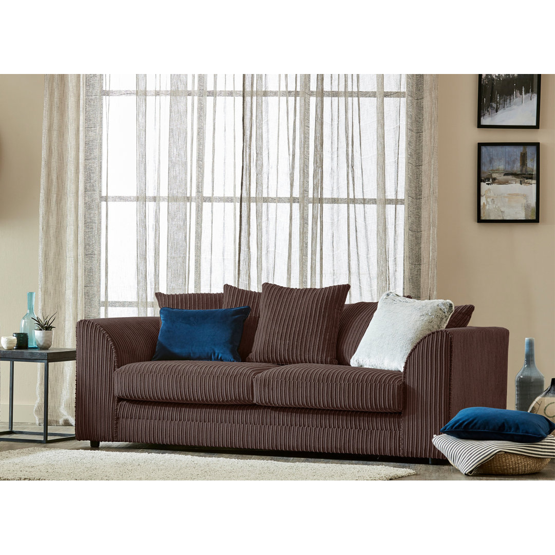 Zipcode Design 3-Sitzer Einzelsofa Polsterfarbe: Chocolate