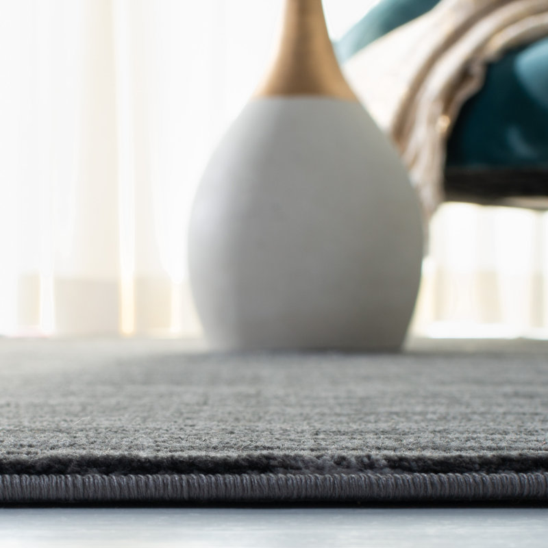Swampscott Solid Colour Hand Woven Area Rug, Rectangle 91 x 152 cm