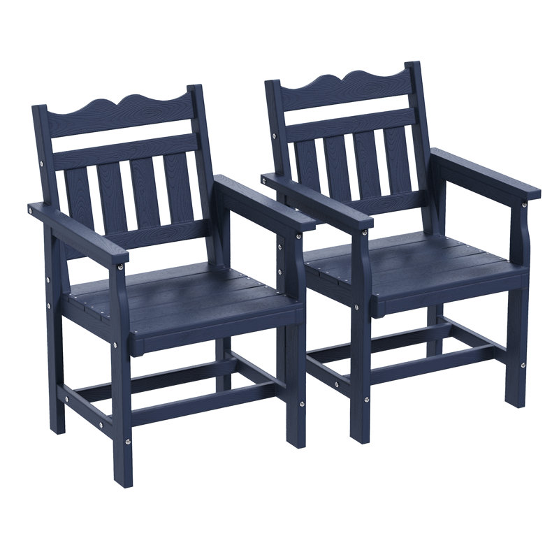 Chaises de salle à manger résistantes à la rouille et à l'épreuve des intempéries pour la cour de terrasse, facile à nettoyer