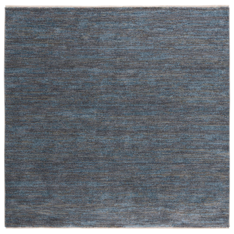 Tapis bleu / gris Oliveri Lasa 104, Carré 6 pi 7 po