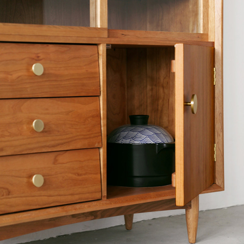 Simple Multi-Functional Sideboard, Brown