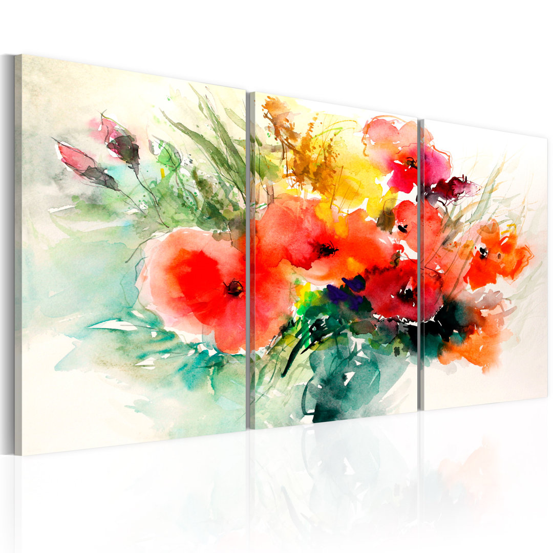 Leinwandbild "Watercolor bouquet"