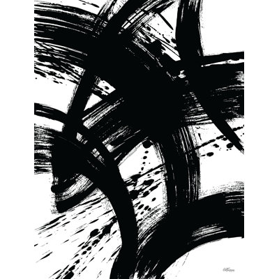Noir et blanc abstrait 2 par Cat Thurman Designs