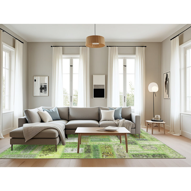 Tapis de zone noire contemporaine, Rectangle 5 pi x 7 pi