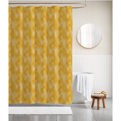 Rideau de douche en toile polyester Tafari DESIGN DESIGN