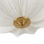 Nordic Pleated Fabric Semi Flush Mount