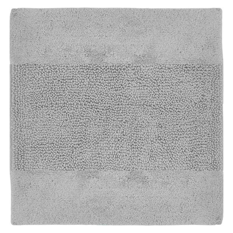 Merkle 100% Cotton Tufted Elongated Toilet Lid Cover, Ultra Soft, Absorbent & Machine Washable Bathroom Cover, 18" x 20", Sand
