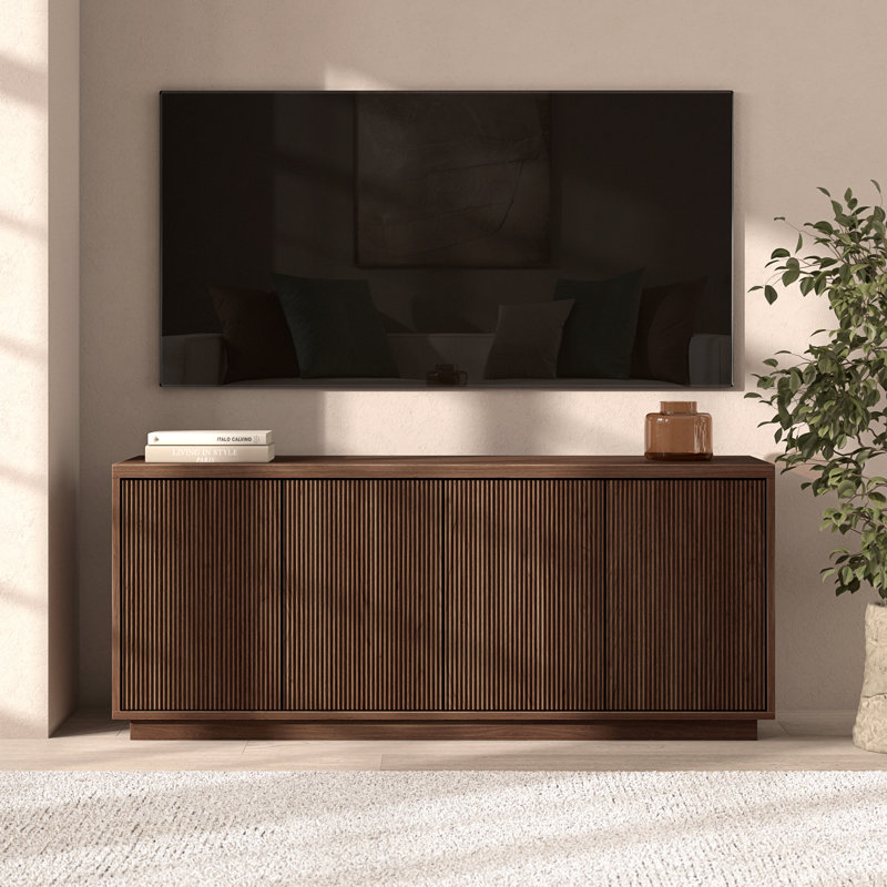 Meuble télé Hanson, Satin Walnut