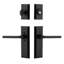 Ageless Iron Keep Plate Entry Set with Single Cylinder Deadbolt and Dirk Lever-901839383-901839376