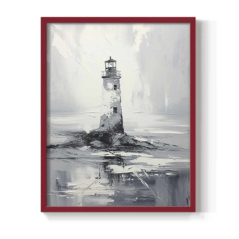 «NAUTICAL Series Dxxiv», H 11 po x l 9 po, Rouge