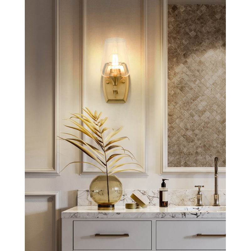 Annabell 10 inch Burnished Brass 1 Light Wall Sconce