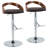 Grotto Swivel Upholstered Adjustable Height Counter Stool with Metal Frame-94351915-94351919