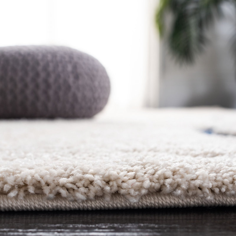 Ashal Abstract Indoor Rug, Square 8'