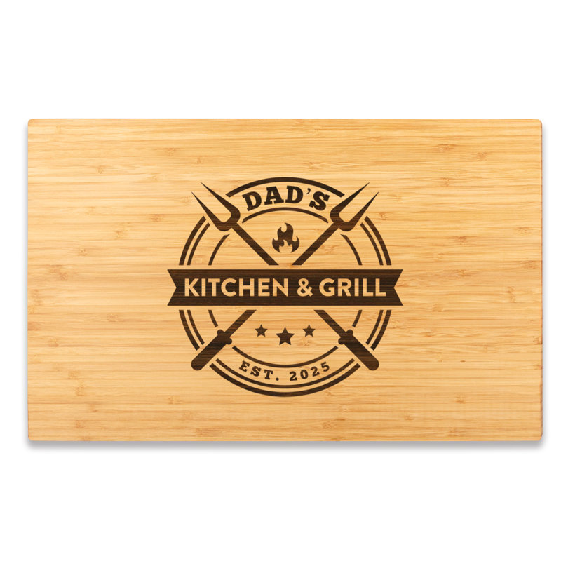 Koyal Wholesale Bamboo Laser Engraved Cutting Board, Yes