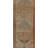 Keleh One-of-a-Kind Runner 3'7" X 16' 1940s Runner Wool Area Rug in Cinnamon/Gray Blue/Pale Teal