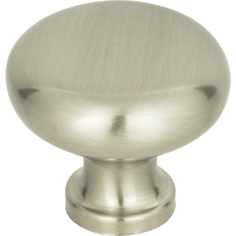 Successi 1 1/4" Diameter Round Knob, Brushed Nickel