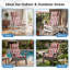  Ensemble de coussins de chaise de patio à haut dossier de 2, 47 x 21 x 2,4 po-1318875299