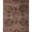 Overdyed Hand-Knotted Wool Modern-Contemporary Brown Area Rug 6' 1" x 6' 1"