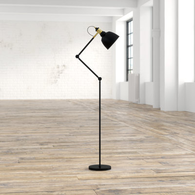 Busch 149.5cm Black Task Floor Lamp
