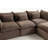 Cloud Couch Oversized Modular Sectional Sofa with Ottoman