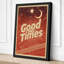 Good Times Art Deco - Wrapped Canvas-1012071313-1012071318