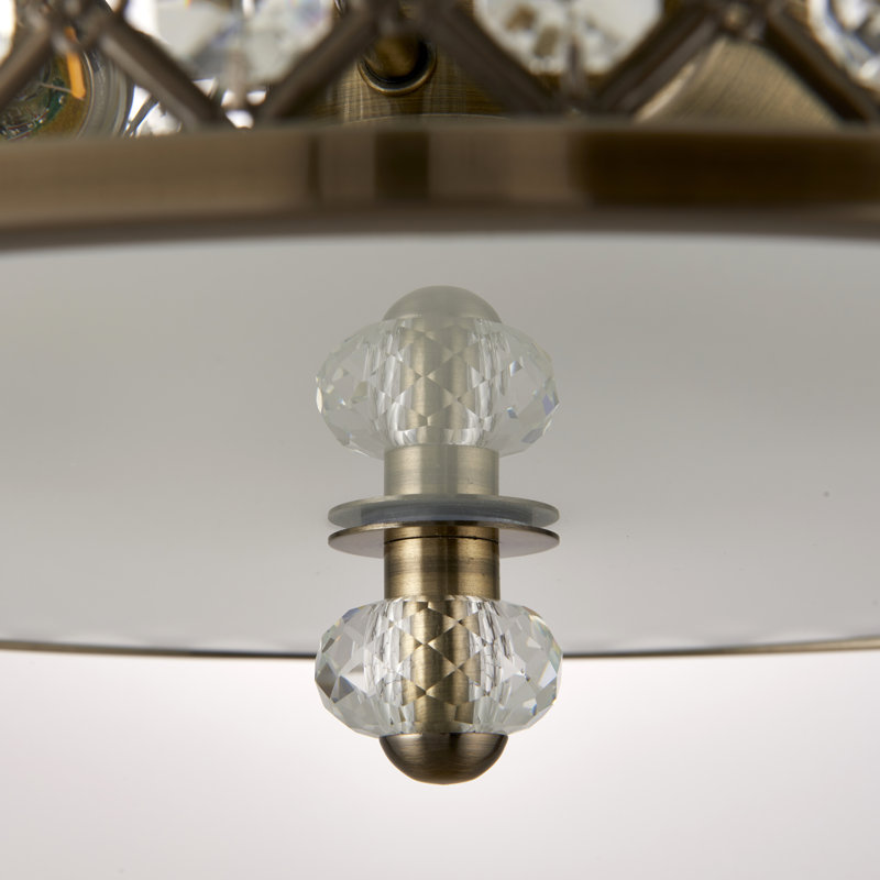 Augustine Crystal Semi Flush Mount