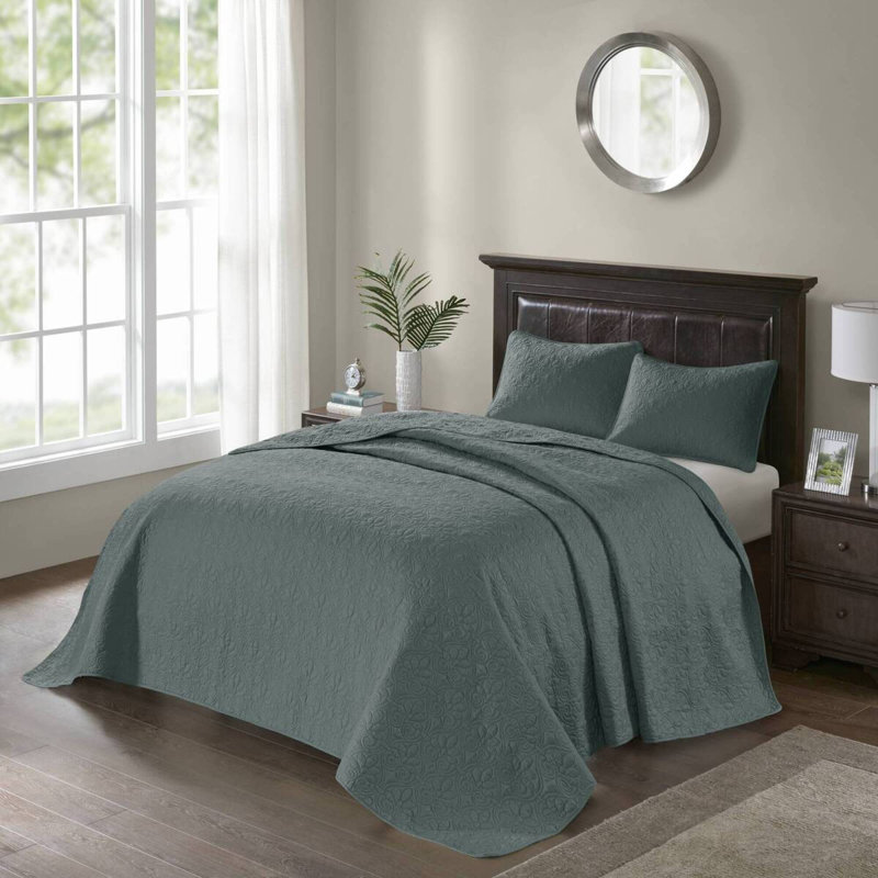 Ensemble de literie réversible pour très grand lit, courtepointe en polyester, maison d'été moderne