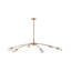Atera 6 - Light Steel Dimmable Sputnik Modern Linear Chandelier-1187045868-1164041083