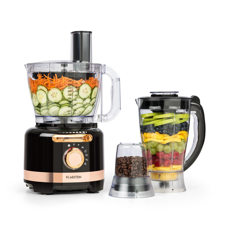 Klarstein 6 Speed 3000ml Countertop Blender, Black