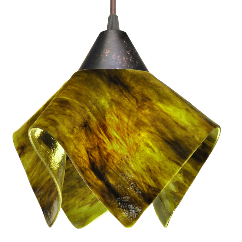 Luminaire suspendu Amergin, Petit, Brun, Écorce