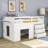 Gigel Kids Twin Loft Bed with Drawers-1887771782