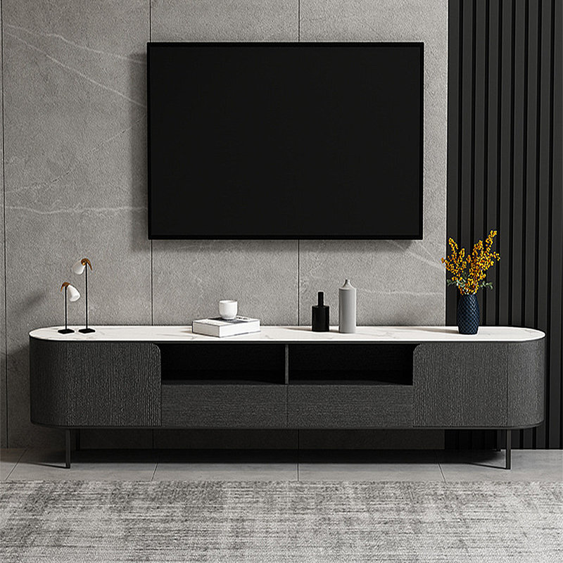 Meuble télé Italian Minimalist Rock, H 18,9 po x L 70,87 po x l 15,75 po