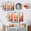 «Abstract Canyon Desert Storm», ensemble de 3 reproductions d'art mural en métal-234526590