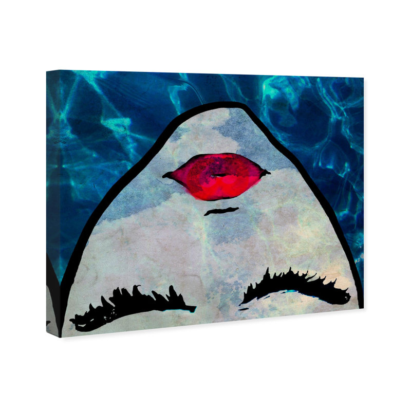 Impression sur toile tendue «Water Coveted Blue Sea», H 24 po x l 28 po x P 1,5 po