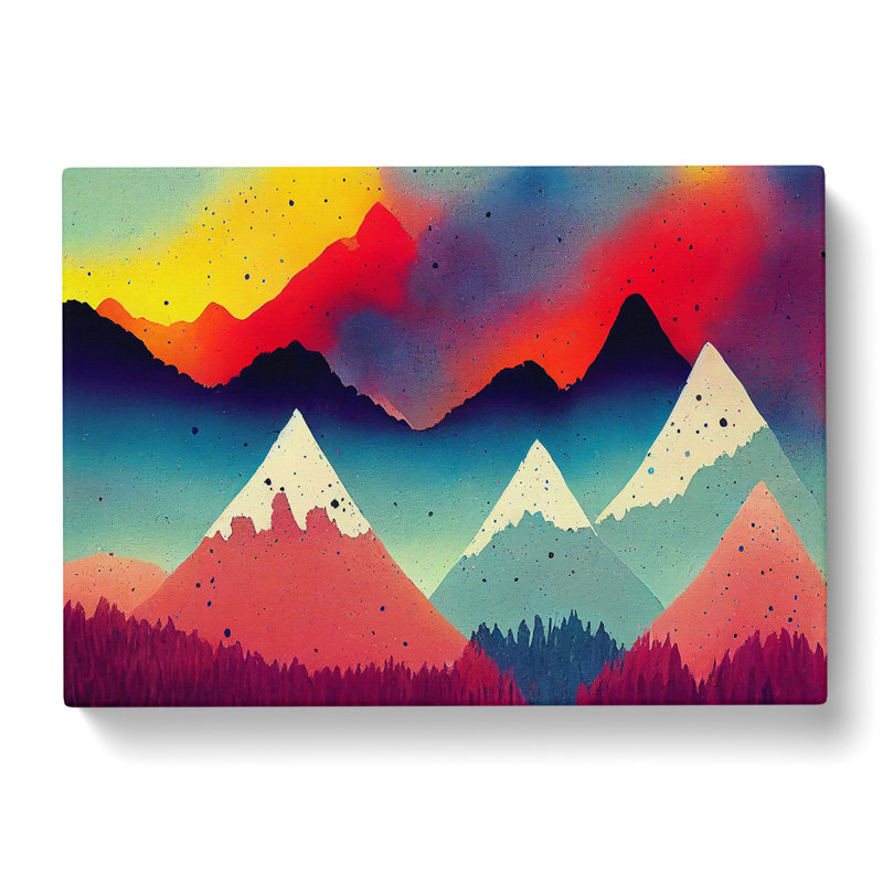 Mountain Splash - Wrapped Canvas, 40cm H x 60cm W x 3cm D