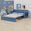 Lit de jour avec bureau amovible, tiroirs de rangement et table d'appoint hydraulique-1336695713-1336695717