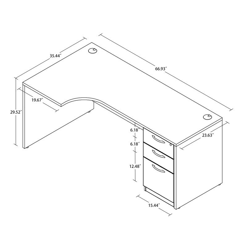 Executive Desk, Gray